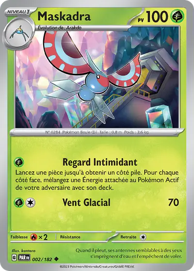 Image de la carte Pokemon Maskadra 002/182