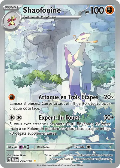 Image de la carte Pokemon Shaofouine 200/182