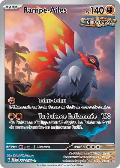 Image de la carte Pokemon Rampe-Ailes 203/182
