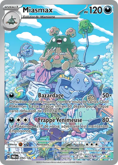 Image de la carte Pokemon Miasmax 204/182