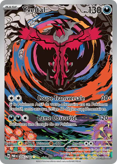 Image de la carte Pokemon Yveltal 205/182