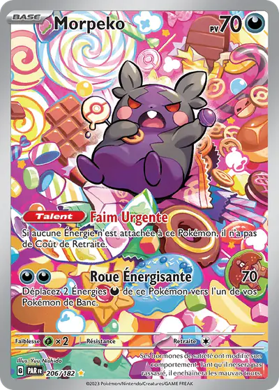 Image de la carte Pokemon Morpeko 206/182