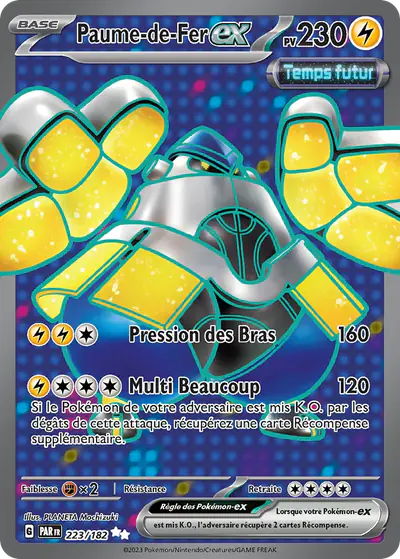 Image de la carte Pokemon Paume-de-Fer ex 223/182