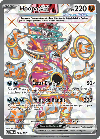Image de la carte Pokemon Hoopa ex 226/182