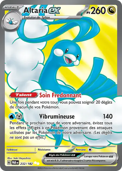 Image de la carte Pokemon Altaria ex 232/182