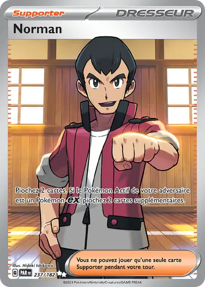 Image de la carte Pokemon Norman 237/182