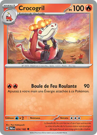 Image de la carte Pokemon Crocogril 024/182