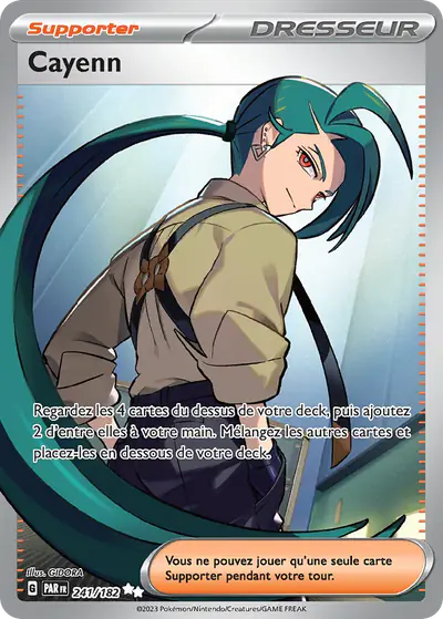Image de la carte Pokemon Cayenn 241/182