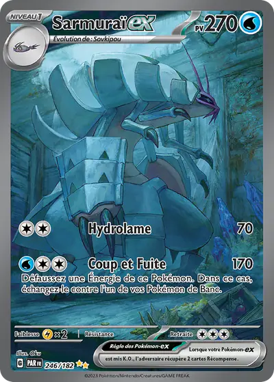 Image de la carte Pokemon Sarmuraï ex 246/182