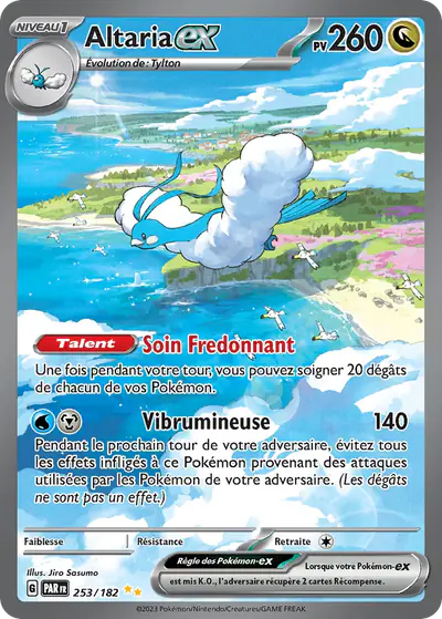 Image de la carte Pokemon Altaria ex 253/182