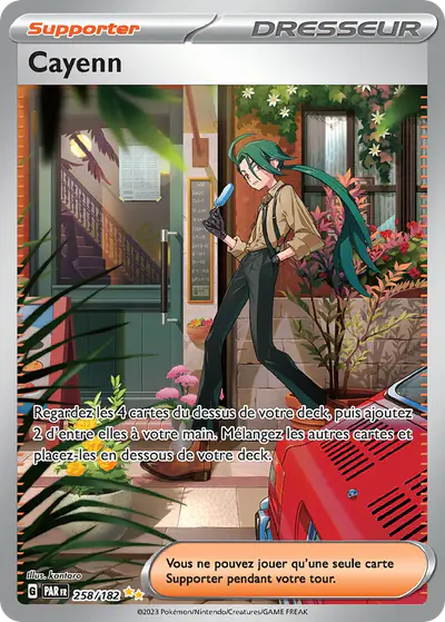 Image de la carte Pokemon Cayenn 258/182