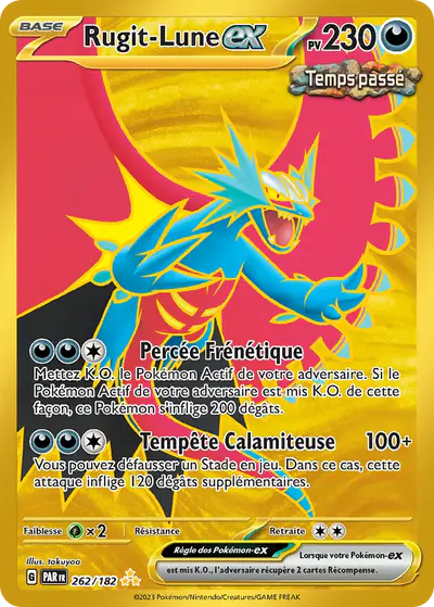 Image de la carte Pokemon Rugit-Lune ex 262/182