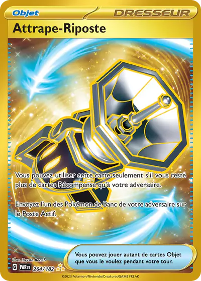 Image de la carte Pokemon Attrape-Riposte 264/182