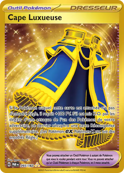 Image de la carte Pokemon Cape Luxueuse 265/182
