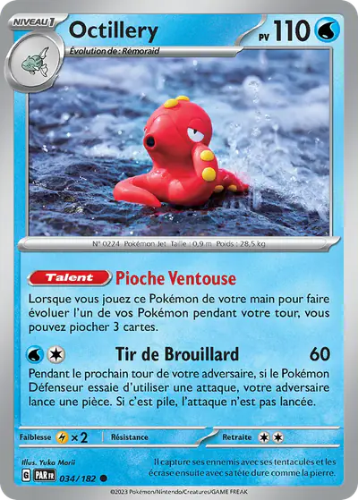 Image de la carte Pokemon Octillery 034/182