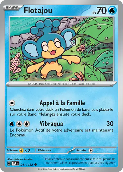 Image de la carte Pokemon Flotajou 041/182