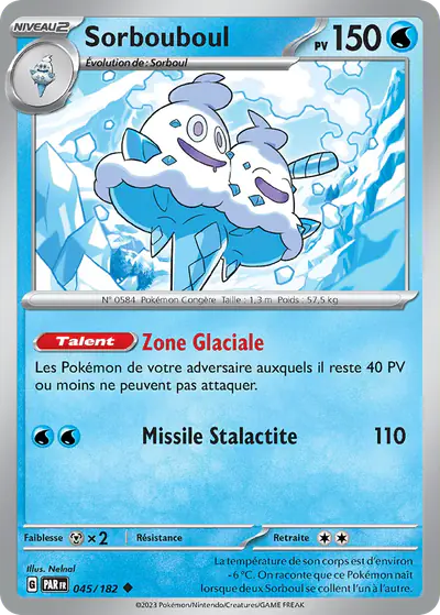 Image de la carte Pokemon Sorbouboul 045/182