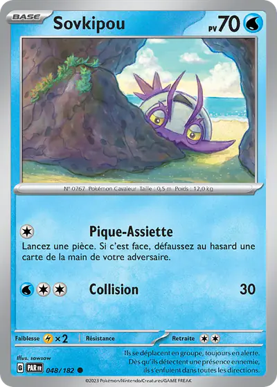 Image de la carte Pokemon Sovkipou 048/182