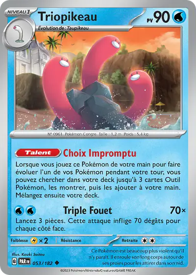 Image de la carte Pokemon Triopikeau 053/182