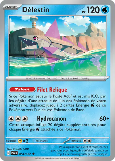 Image de la carte Pokemon Délestin 054/182