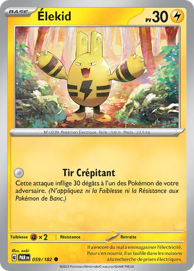 Image de la carte Pokemon Élekid 059/182
