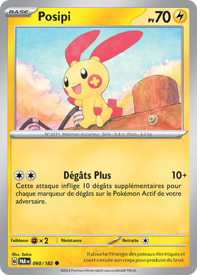 Image de la carte Pokemon Posipi 060/182