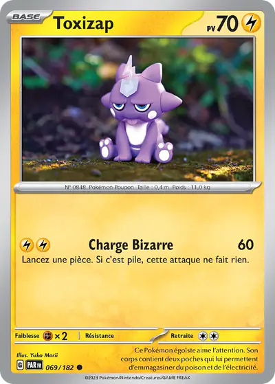 Image de la carte Pokemon Toxizap 069/182