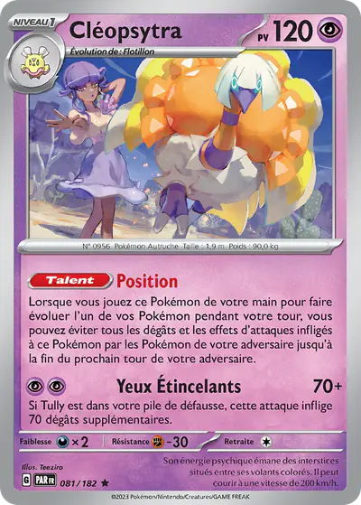 Image de la carte Pokemon Cléopsytra 081/182