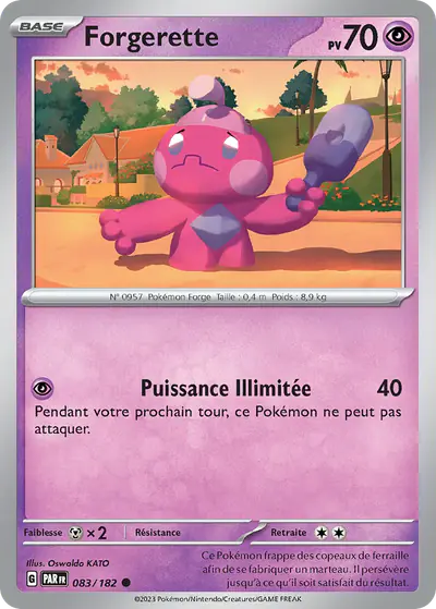 Image de la carte Pokemon Forgerette 083/182