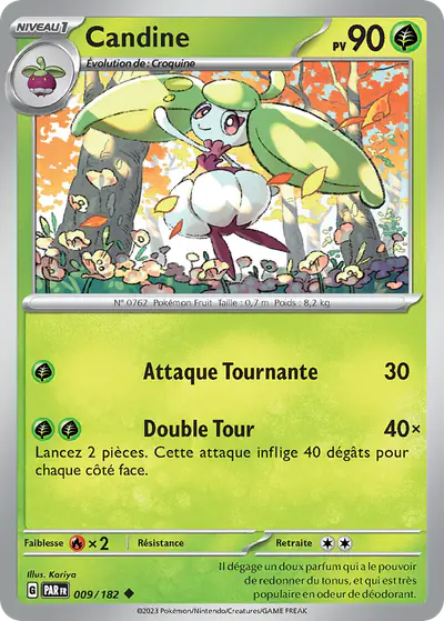 Image de la carte Pokemon Candine 009/182
