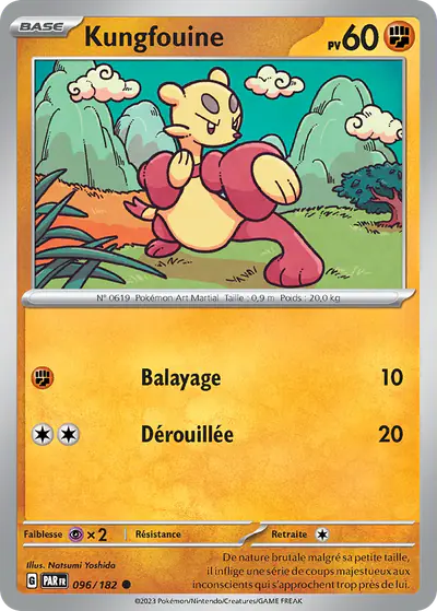 Image de la carte Pokemon Kungfouine 096/182