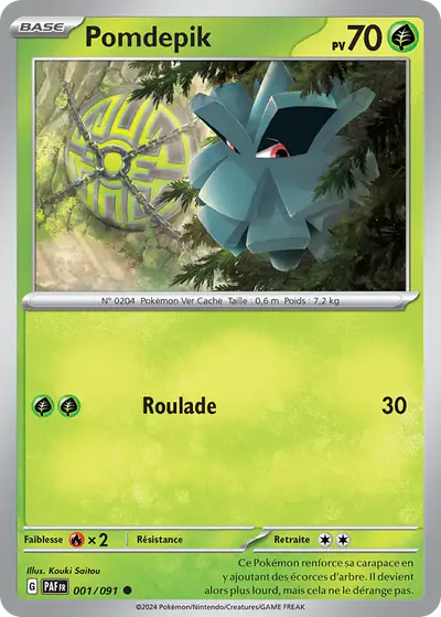 Image de la carte Pokemon Pomdepik 001/91
