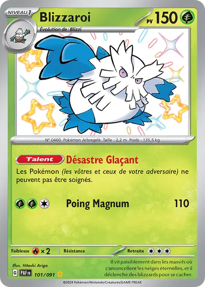 Image de la carte Pokemon Blizzaroi 101/91