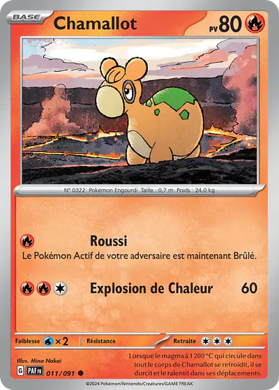 Image de la carte Pokemon Chamallot 011/91