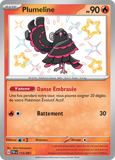 Image de la carte Pokemon Plumeline 113/91