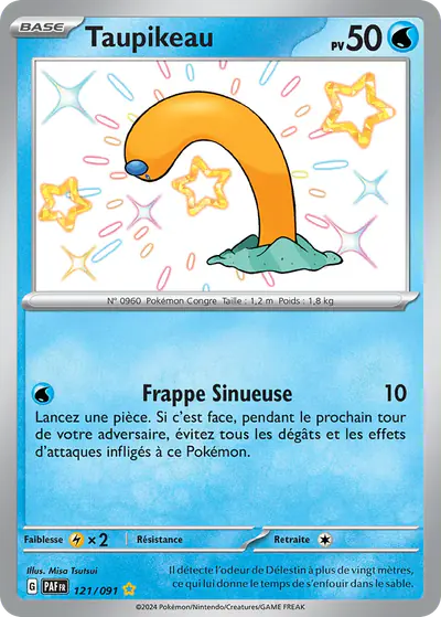 Image de la carte Pokemon Taupikeau 121/91