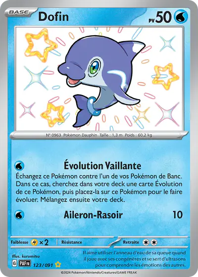Image de la carte Pokemon Dofin 123/91