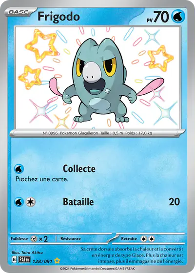 Image de la carte Pokemon Frigodo 128/91