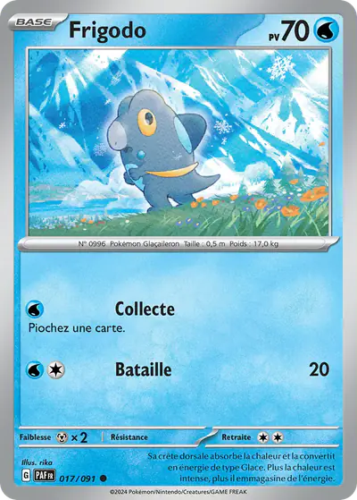 Image de la carte Pokemon Frigodo 017/91
