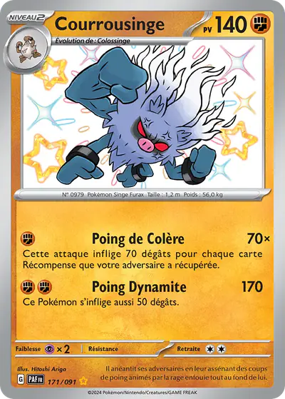 Image de la carte Pokemon Courrousinge 171/91