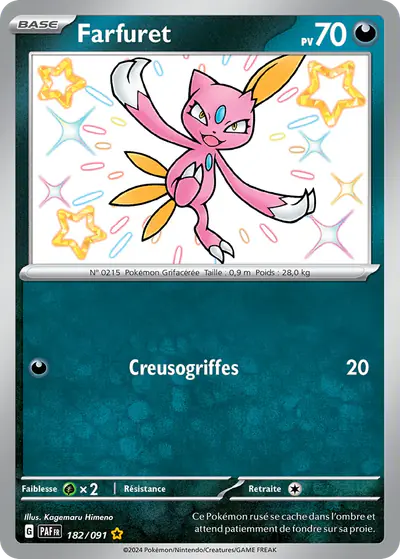 Image de la carte Pokemon Farfuret 182/91