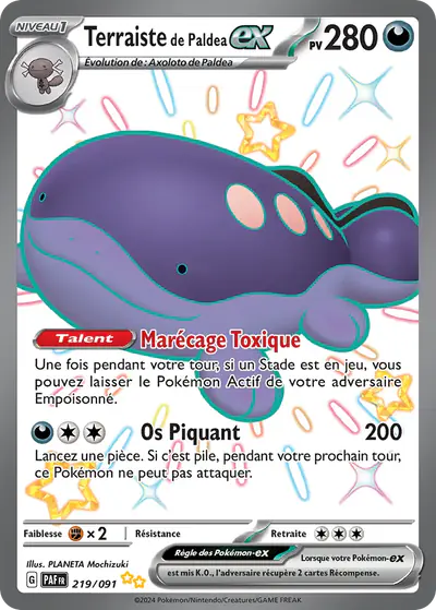 Image de la carte Pokemon Terraiste de Paldea ex 219/91