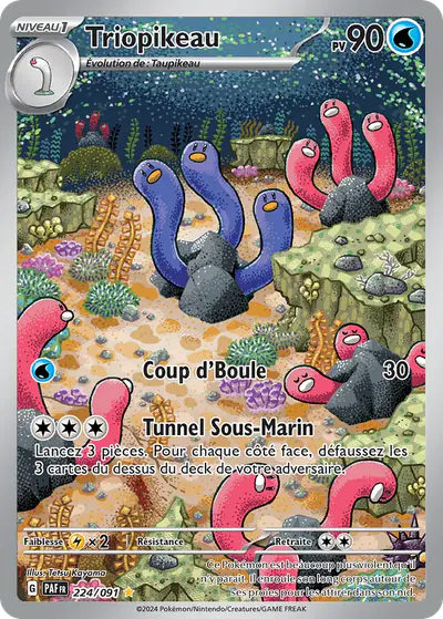 Image de la carte Pokemon Triopikeau 224/91