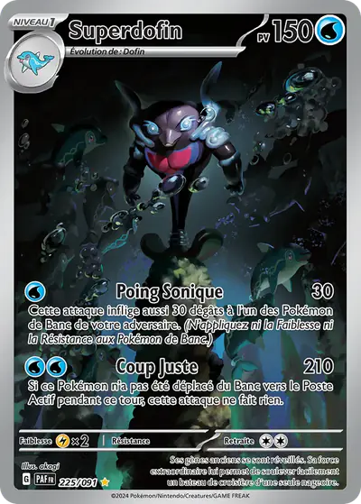 Image de la carte Pokemon Superdofin 225/91