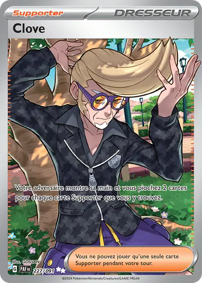Image de la carte Pokemon Clove 227/91