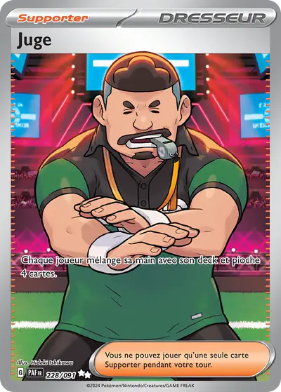 Image de la carte Pokemon Juge 228/91