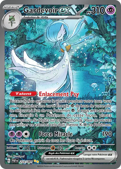 Image de la carte Pokemon Gardevoir ex 233/91