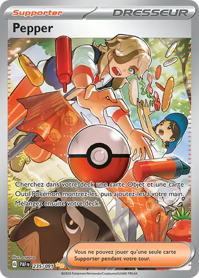 Image de la carte Pokemon Pepper 235/91