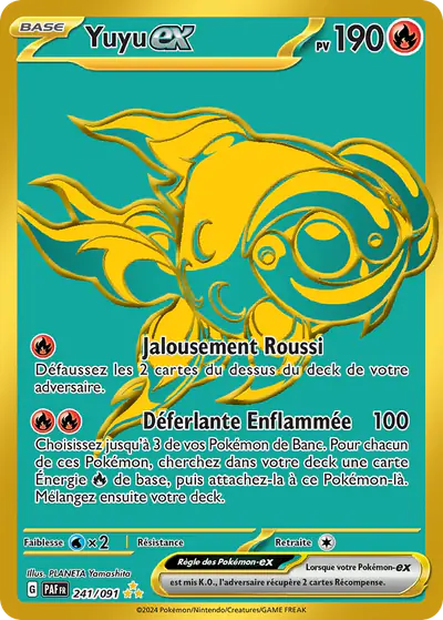 Image de la carte Pokemon Yuyu ex 241/91