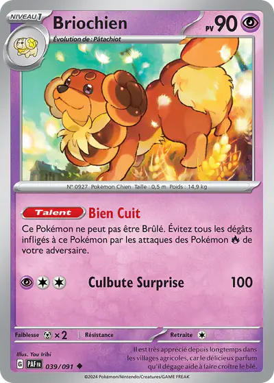 Image de la carte Pokemon Briochien 039/91